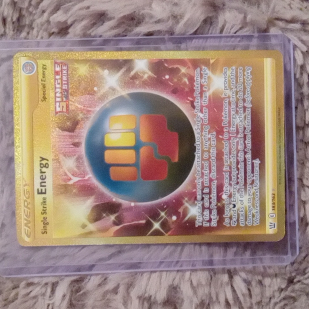 Single strike energy holographic 183/163 mint condition